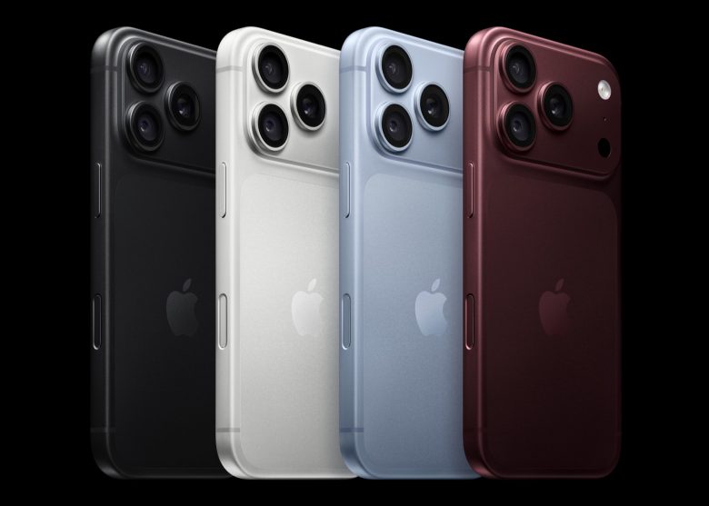 iPhone 18 Pro e 18 Pro Max nas cores preto, branco, azul e bordô